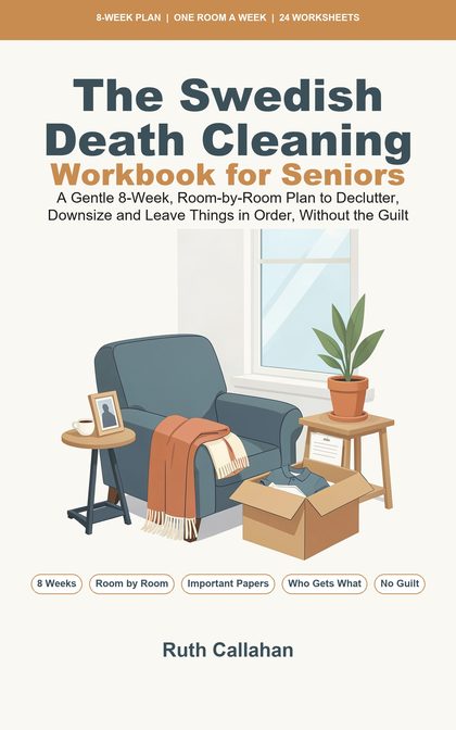 Cover of The Swedish Death Cleaning Workbook for Seniors