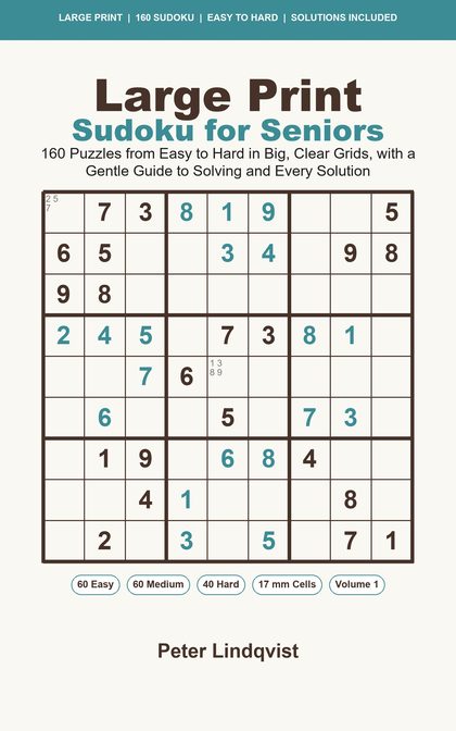 Cover of Large Print Sudoku for Seniors